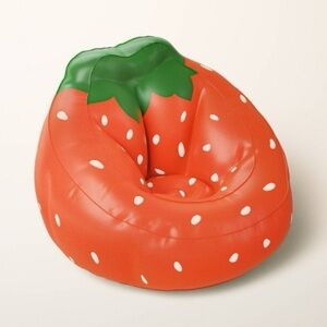 Kate Spade Red Strawberry Inflatable Chair BNIB